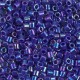 Miyuki delica beads 8/0 - Opaque royal blue ab DBL-165